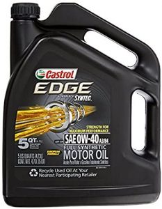 Castrol 03101 EDGE 0W-40 Synthetic Motor Oil