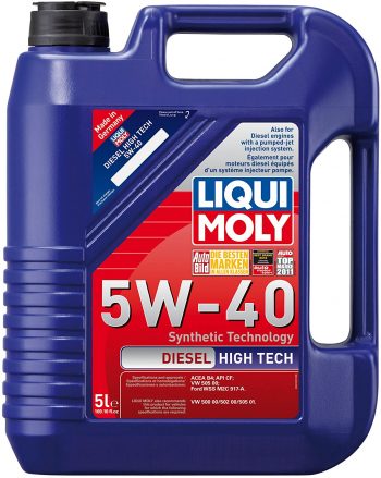 Liqui Moly 2041 Premium 5W-40 Synthetic Motor Oil – for Duramax in Winter