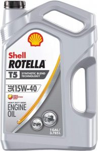 Shell Rotella Diesel Engine Oil – T5 Synthetic Blend