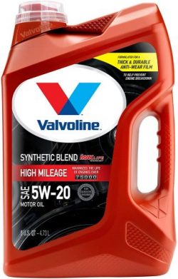 5W-20 Valvoline High Mileage Synthetic Motor Oil – for 5.7 Hemi Charger