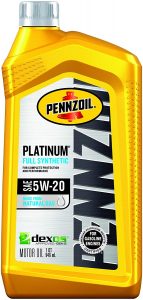 Pennzoil Platinum Full Synthetic 5W-20 Motor Oil