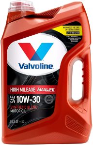 Valvoline High Mileage Synthetic Blend 10W-30 Motor Oil