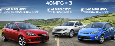 Ford Vehicles - Featuring Cars That Get 40MPG