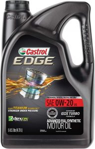 Castrol Edge Advanced Full Synthetic 0W-20 Motor Oil