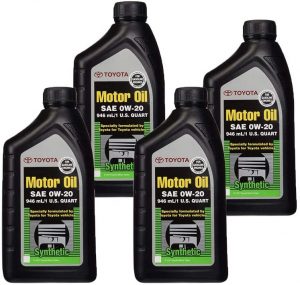 Toyota Genuine Synthetic 0W-20 Motor Oil