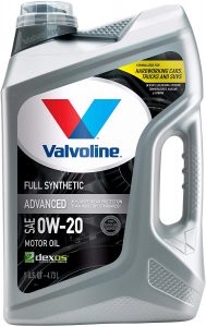 Valvoline Advanced Full Synthetic SAE 0W-20 motor oil